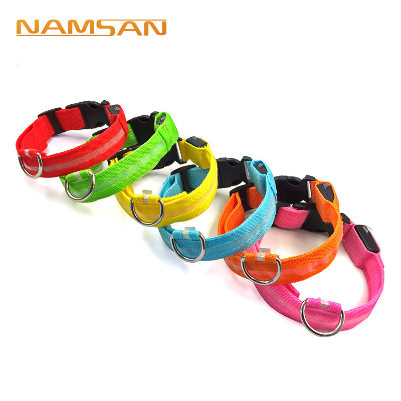 LED Dog Collar Waterproof 7  Light Up Dog Collars Super Bright Night Safety High Visibility Medium Large Dogs